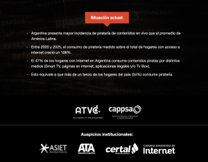 ATA participó del lanzamiento de la nueva campaña de concientización contra la piratería de ATVC y CAPPSA